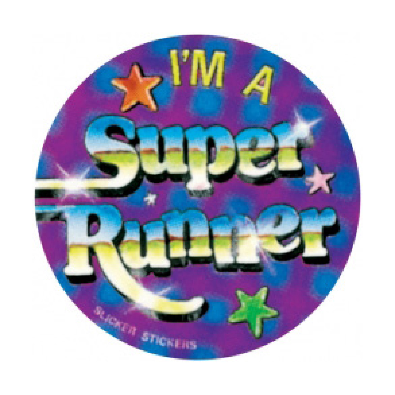 Sticker Im A Super Runner 54 Pack