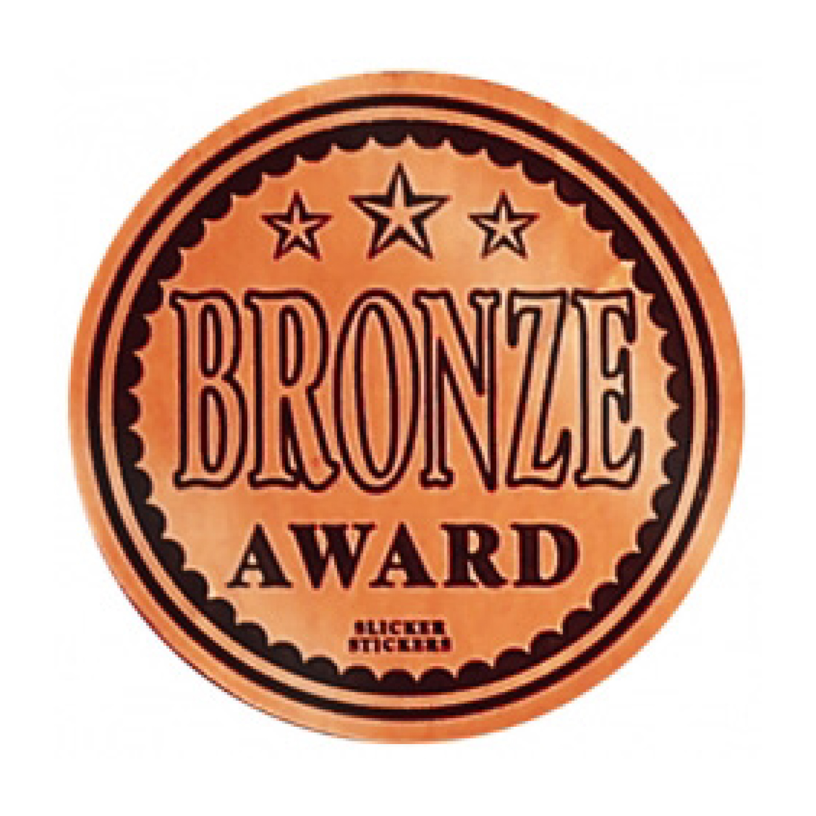 Sticker Bronze Award (Box of 80)