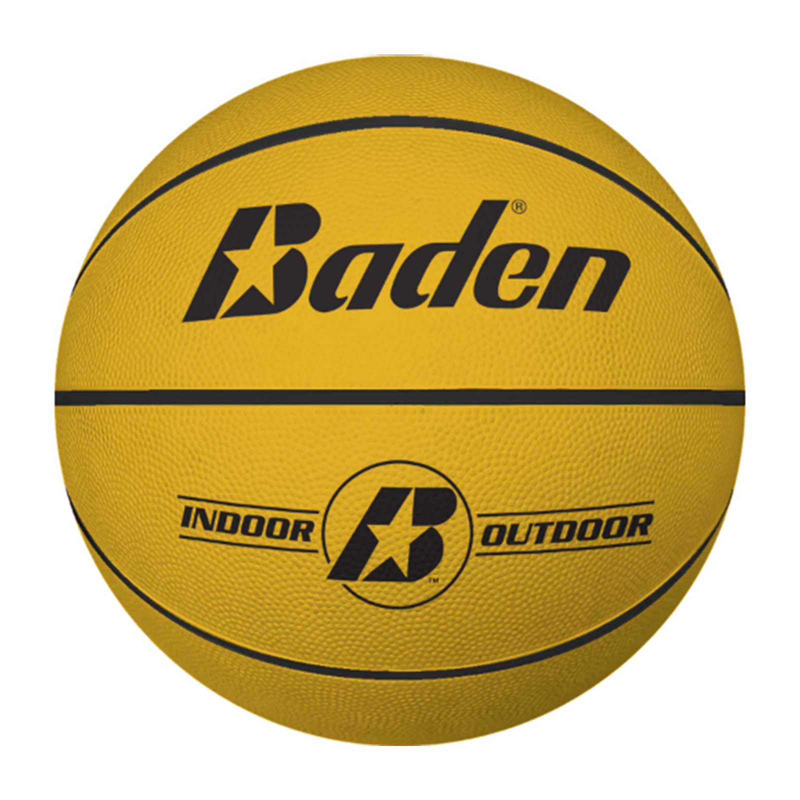 Basketball SG Rubber Coloured Size 3 Yellow