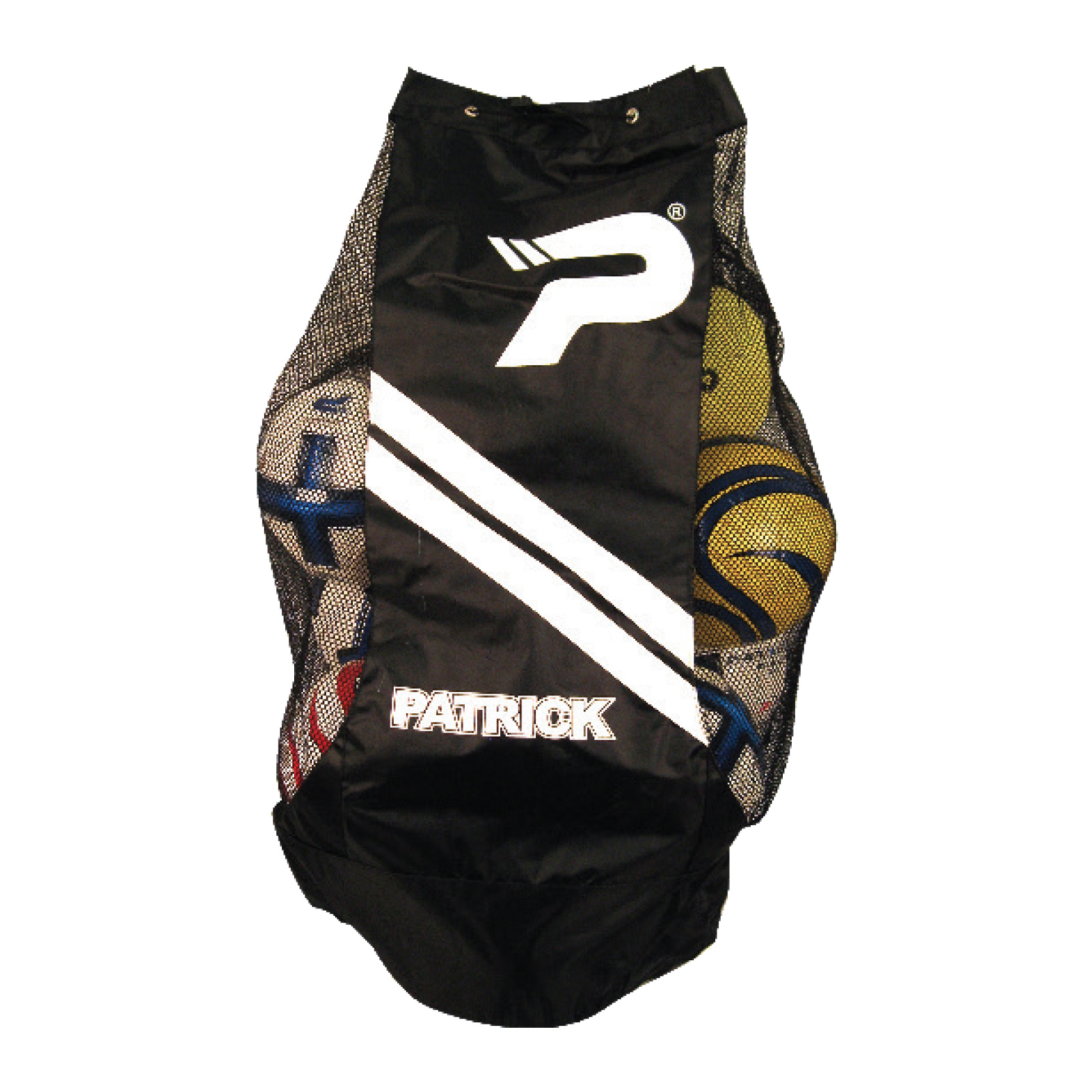 Patrick Deluxe Bag PVC Base Black (Holds 15 x Size 5 Soccer Balls)