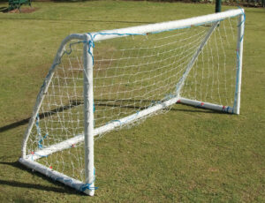 PVC Garden Goal 2400 x 1200 x 1000mm (Pair)-0