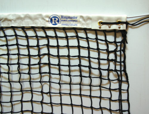 Deluxe Double Mesh Tennis Net-0