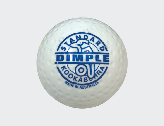 Standard Dimple White Hockey Ball-0
