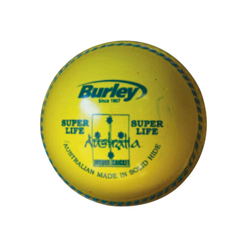 Indoor Cricket Ball Burley Low Impact Red Stitching