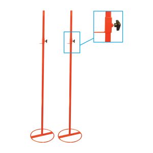 High Jump Stands Flat Base (Pair)
