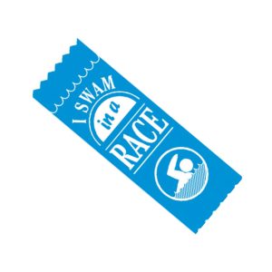 Ribbon PVC I Swam In A Race