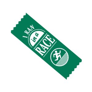 Ribbon PVC I Ran In A Race