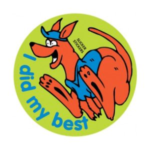 Sticker I Did My Best Kangaroo (Box of 54)