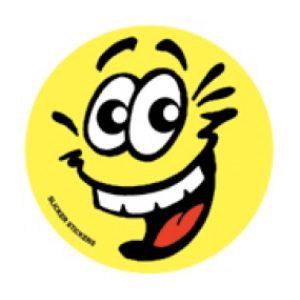 Sticker Smiley Face (Box of 100)
