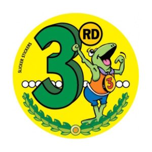Sticker Third Place Frog (Box of 80)