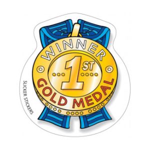 Sticker First Medal (Box of 80)