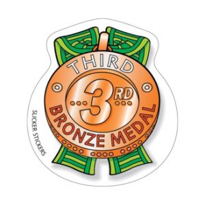 Sticker Third Medal (Box of 80)
