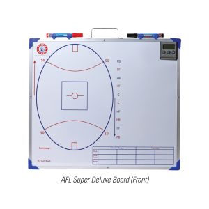 AFL Coaching Board Super Deluxe 60cm x 52cm Inc Timer