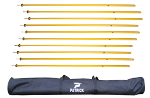 Agility pole 1pc fixed base set of 10