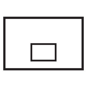 Basketball Backboard 1200 x 900 x 17mm
