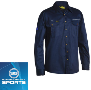 St Brigids Primary School Original Cotton Long Sleeve Drill Shirt