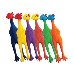 Chirpy Rubber Chickens Set of 6