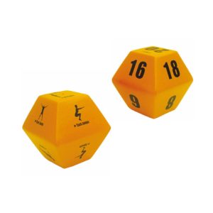 Foam Fitness Dice per Pair