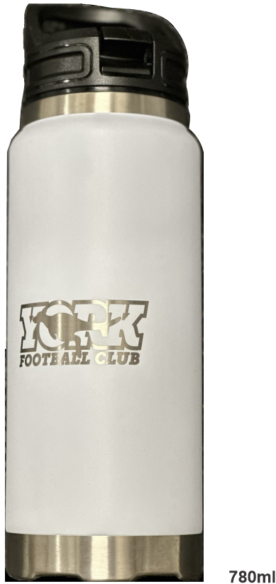 York Football Club 780ml Grip Bottle 1 York Football Club 780ml Grip Bottle