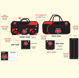 Applecross CC Wheelie Kit Bag