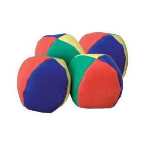Multi Coloured Juggling Balls Set of 4