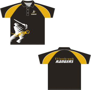 Ellenbrook Rangers CC Social Polo Shirt - BLACK
