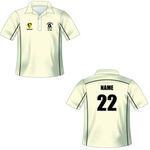 Midland Guildford CC Cream Playing Shirt Short Sleeve (Senior Male and Under 17 Boys)