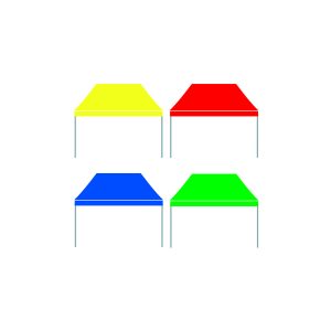 3.0m x 6.0m Aluminum Frame 500 Denier Material Stock Marquee (Set of 4 Colours)