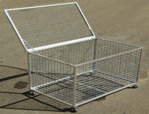Storage Cage on wheels 1200mm x 800mm x 800mm
