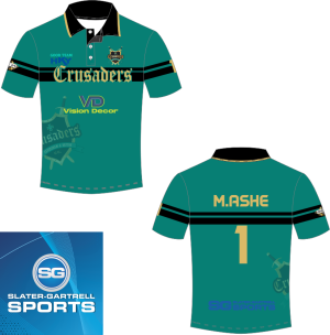 Crusaders - All One Grades | Teal playing shirt