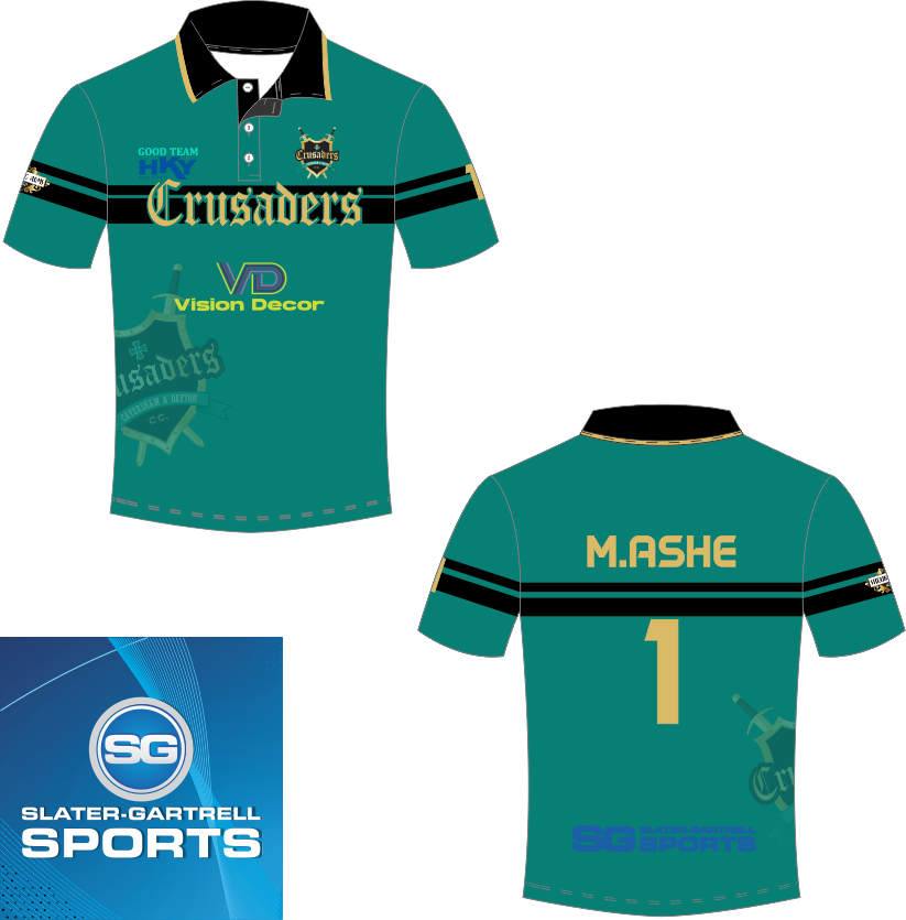 Crusaders - All One Grades | Teal playing shirt 1 Crusaders - All One Grades | Teal playing shirt