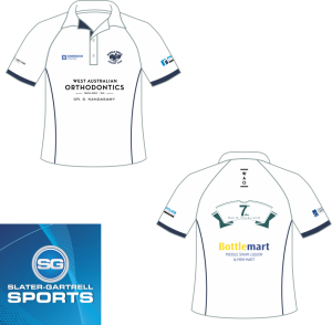 Middle Swan CC White Short Sleeve Playing Shirt