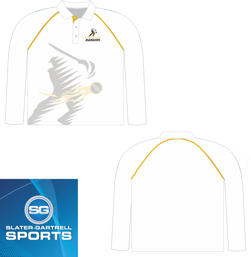 Ellenbrook Rangers CC Playing Shirt Long Sleeve 1 Ellenbrook Rangers CC Playing Shirt Long Sleeve