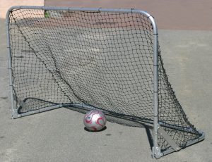 Aluminium Fold Up Goals 2400 x 1800 x 1000mm Pair