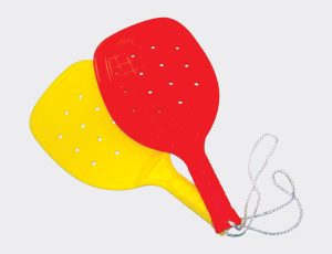 Plastic Paddle Bat (Red or Yellow)