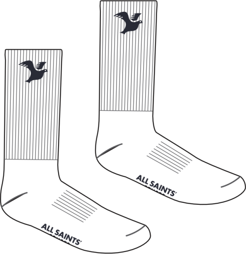 All Saints' College Staff sock