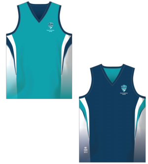 Court Grammar Reversible Basketball Training Singlet