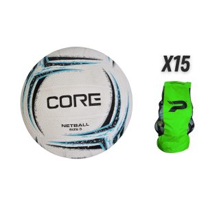 SG Rubber Netball Kit (Bag of 15 Balls)