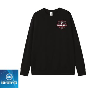 Panthers Basketball Easy Fit Oversize Crew Neck Fleece
