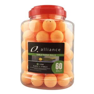 Table Tennis Balls - 1 Star (Bucket of 60)